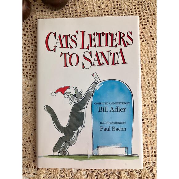 1997 Cats' Letters to Santa by Bill Adler - Picture 1 of 6